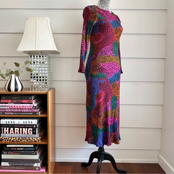 FARM Rio Multicolor Abstract Midi Dress - Picture 7 of 11